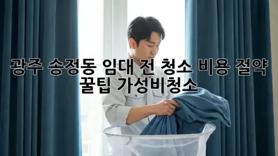 광주 송정동 임대 전 청소🧹 비용 절약 꿀팁! #가성비청소