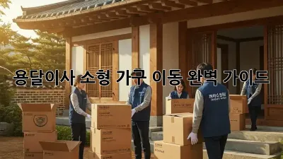 용달이사, 소형 가구 이동 완벽 가이드!